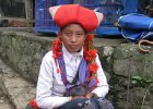IMG 0311  Red Dao kvinde i byen Sapa